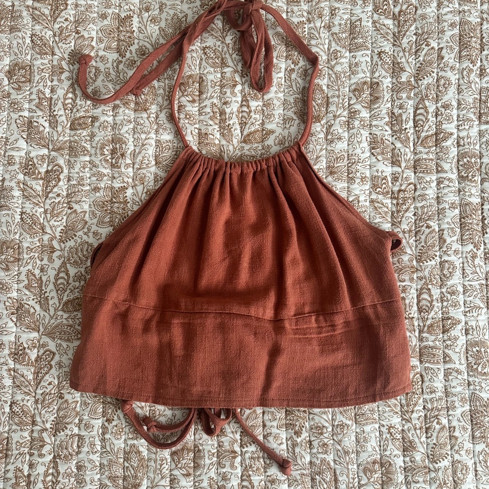 Rust Halter Top